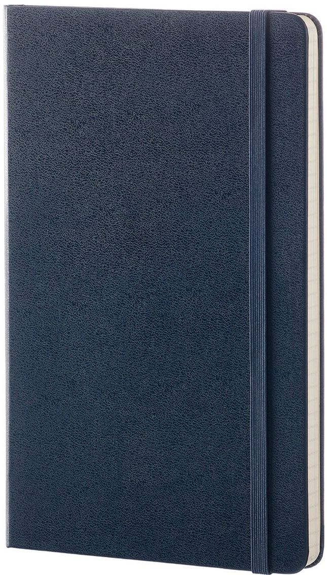 Moleskine Classic Notebook. Large. Ruled. Sapphire Blue. Hard Cover (5 x 8.25) - Image 2