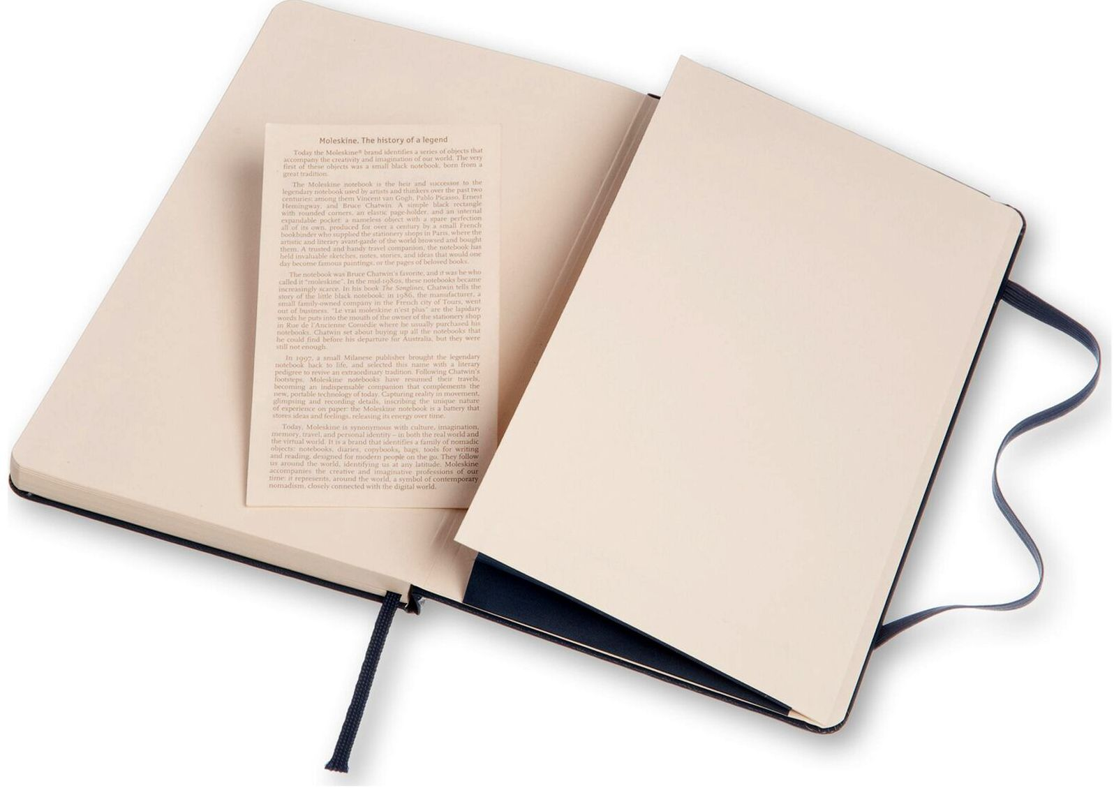 Moleskine Classic Notebook. Large. Ruled. Sapphire Blue. Hard Cover (5 x 8.25) - Image 5