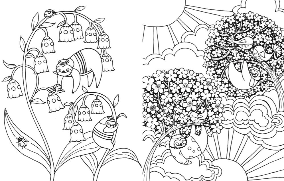 A Million Sloths: Super Cute Creatures to Color - Image 3