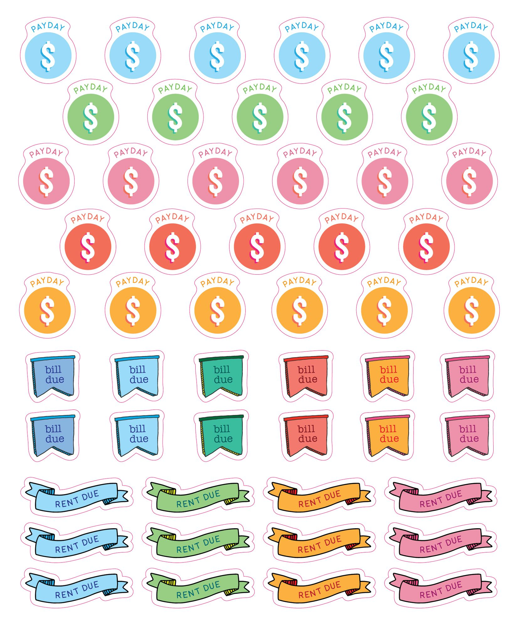 So. Many. Planner Stickers.: 2.600 Stickers to Decorate. Organize. and Brighten Your Planner - Image 2