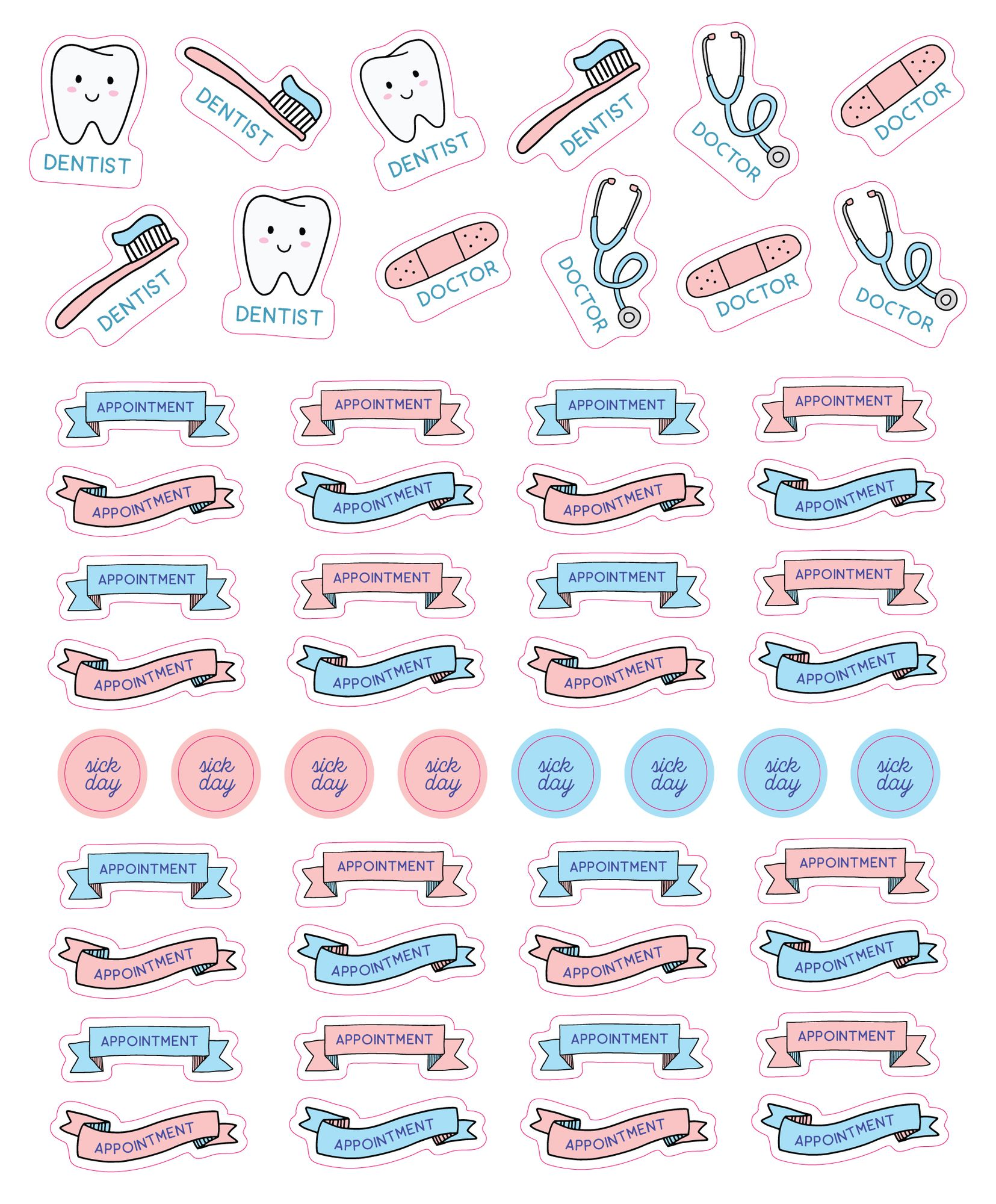 So. Many. Planner Stickers.: 2.600 Stickers to Decorate. Organize. and Brighten Your Planner - Image 4