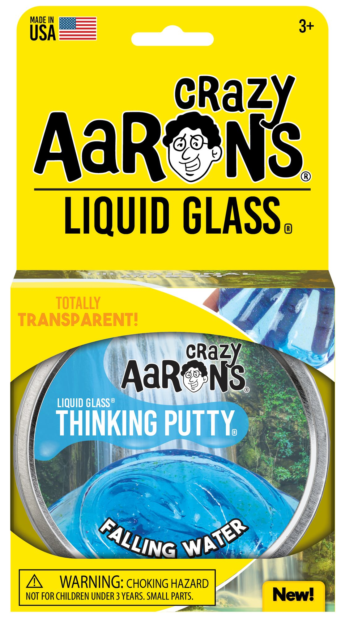 Liquid Glass Falling Water Thinking Putty Large Tin - Image 2