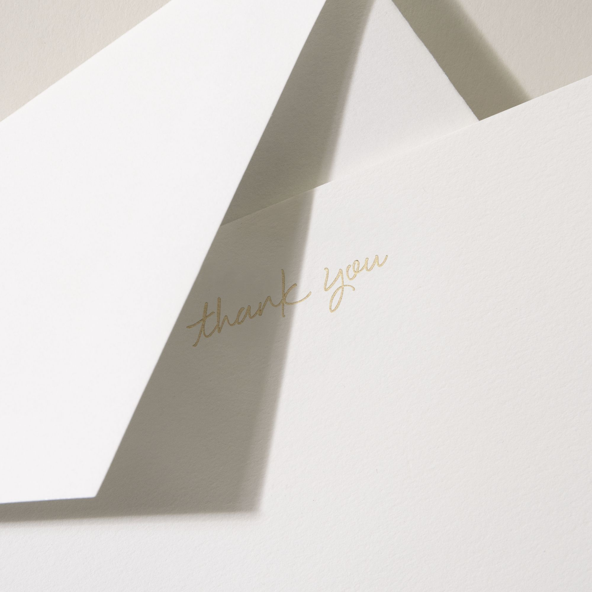 Gold Foil Thank You Note Set - Image 2