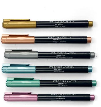 Faber Castell Creative Studio Metallic Markers - Image 2