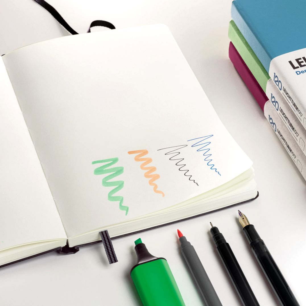 Leuchtturm Sage Dotted Page Hardcover Medium Notebook - Image 2