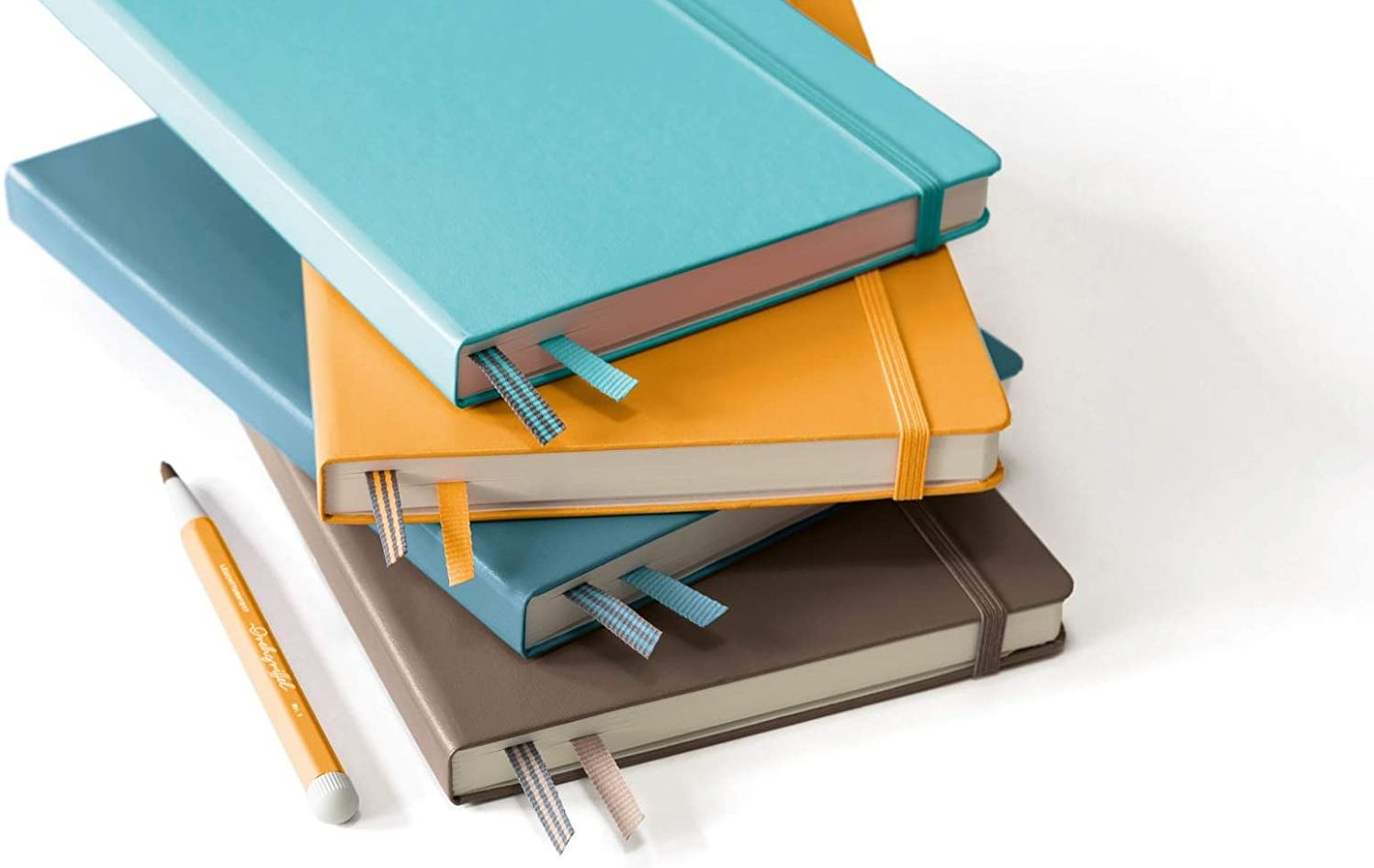 Leuchtturm Aquamarine Ruled Page Hardcover Medium Notebook - Image 2