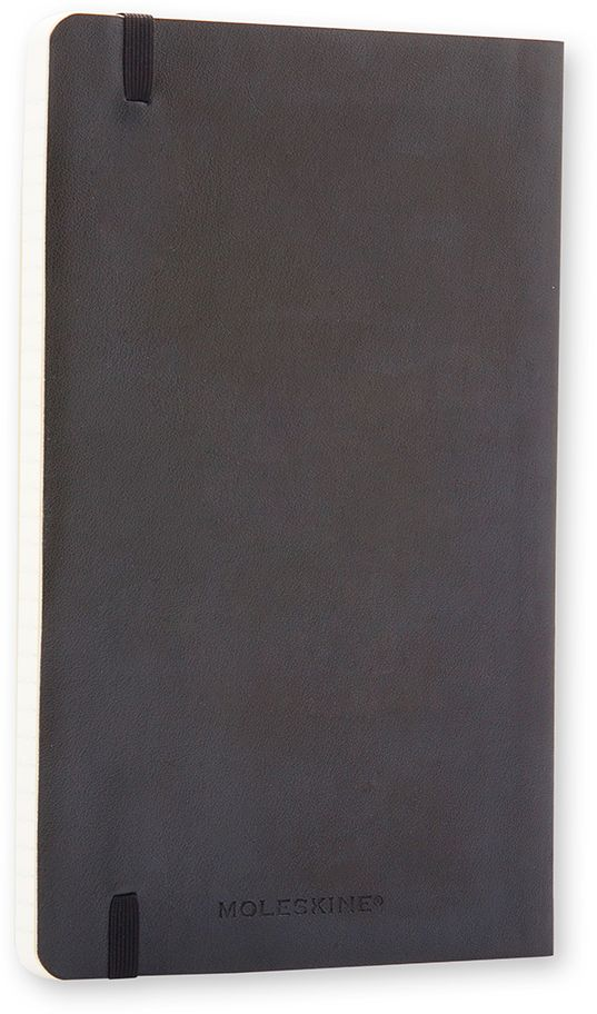 Moleskine Classic Notebook. Large. Plain. Black. Soft Cover (5 x 8.25) - Image 2