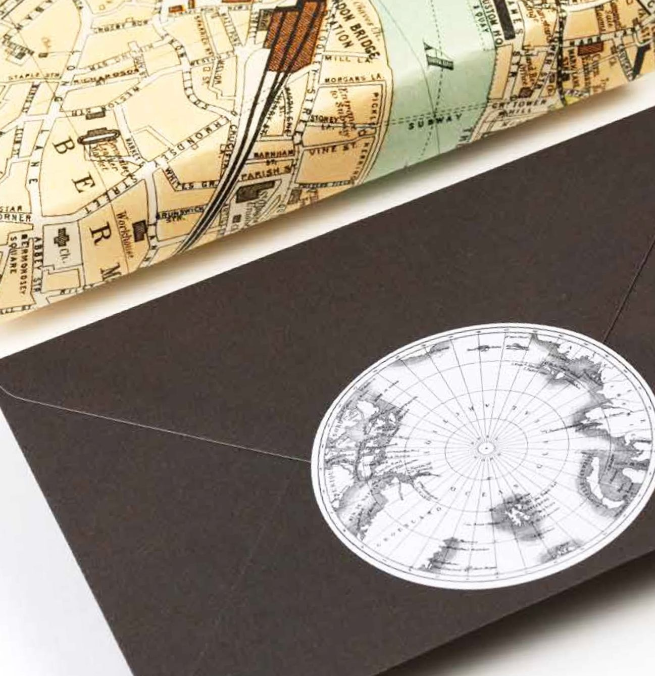 Historical Maps Label. Sticker & Tape Book - Image 5