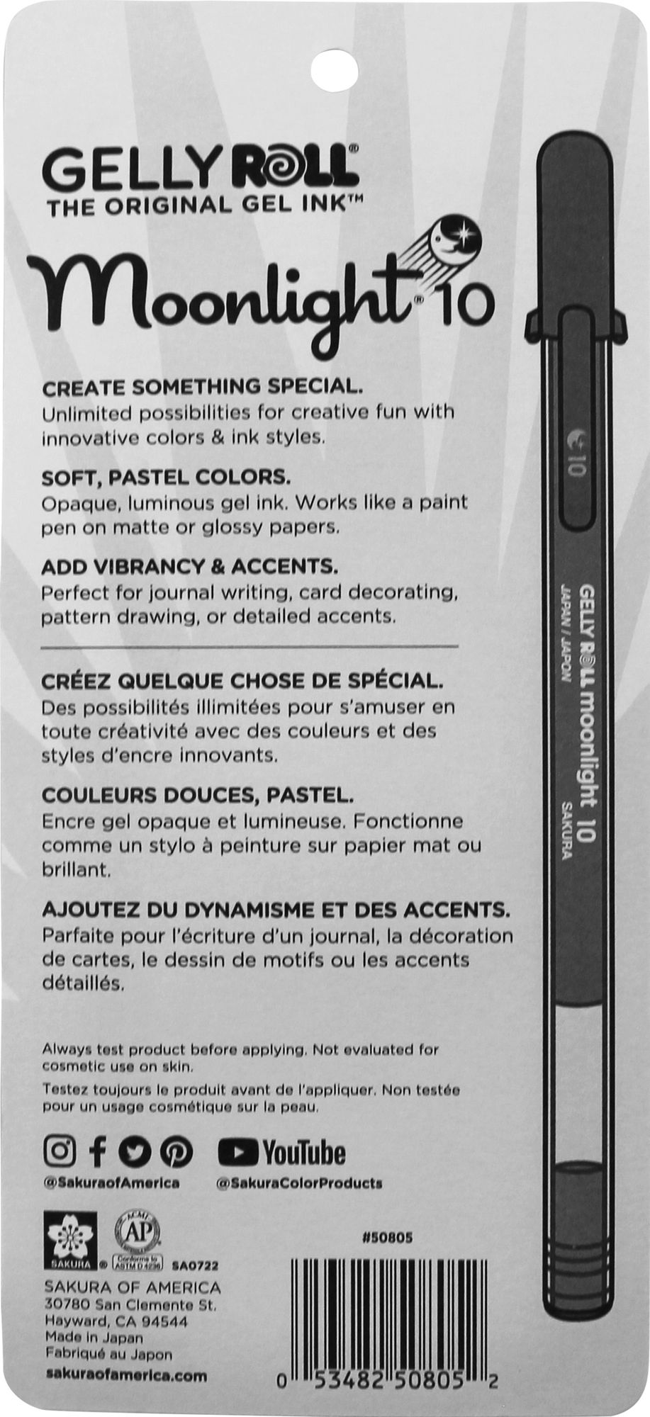 Gelly Roll Moonlight 10 Bold - Pastel 5pk - Image 2
