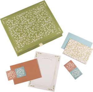 Folksy Berry Stationery Set