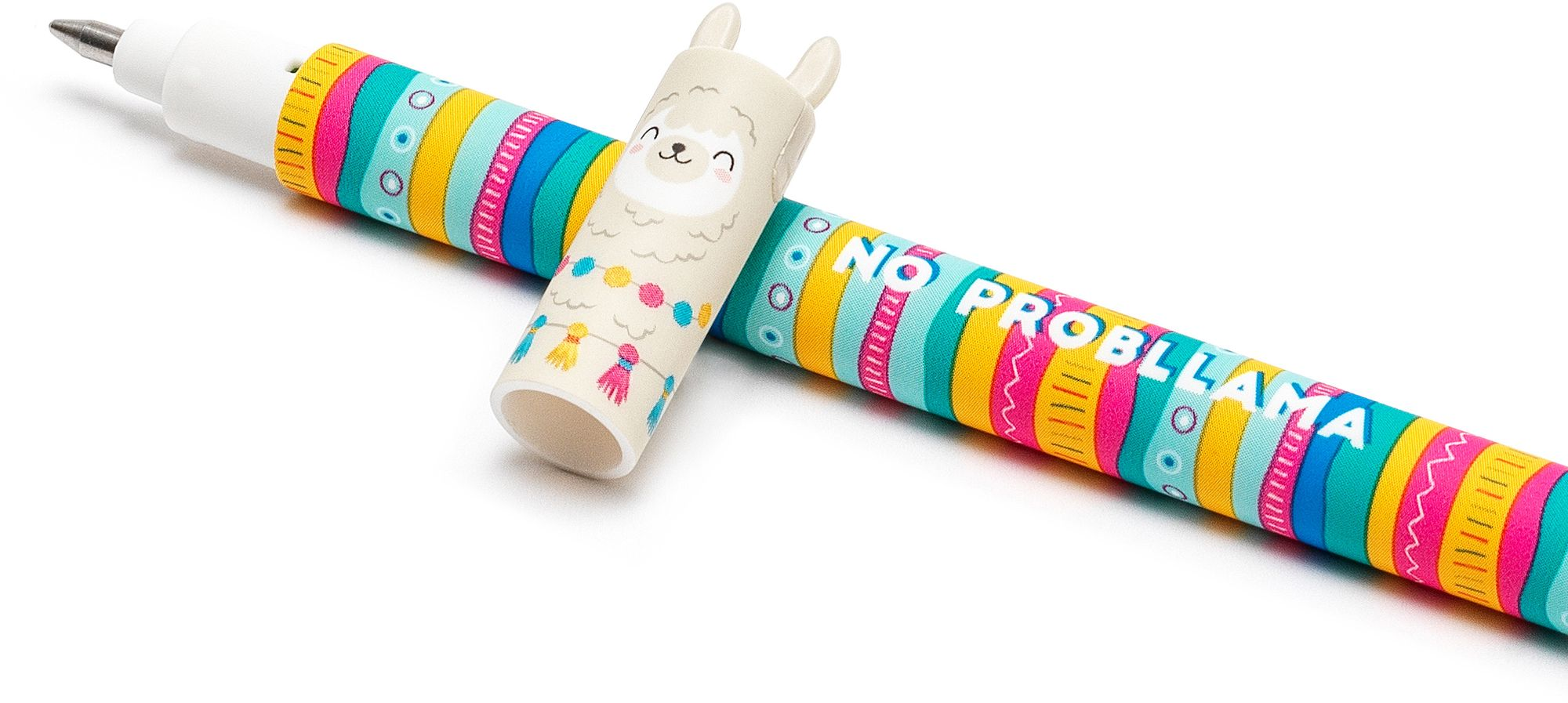 Llama Erasable Gel Pen - Blue Ink - Image 2