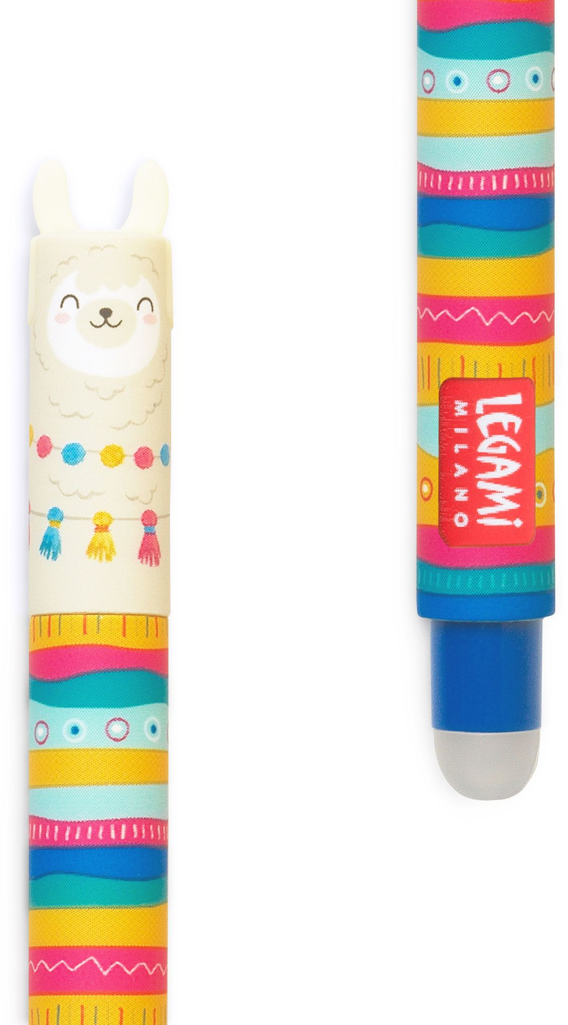 Llama Erasable Gel Pen - Blue Ink - Image 3
