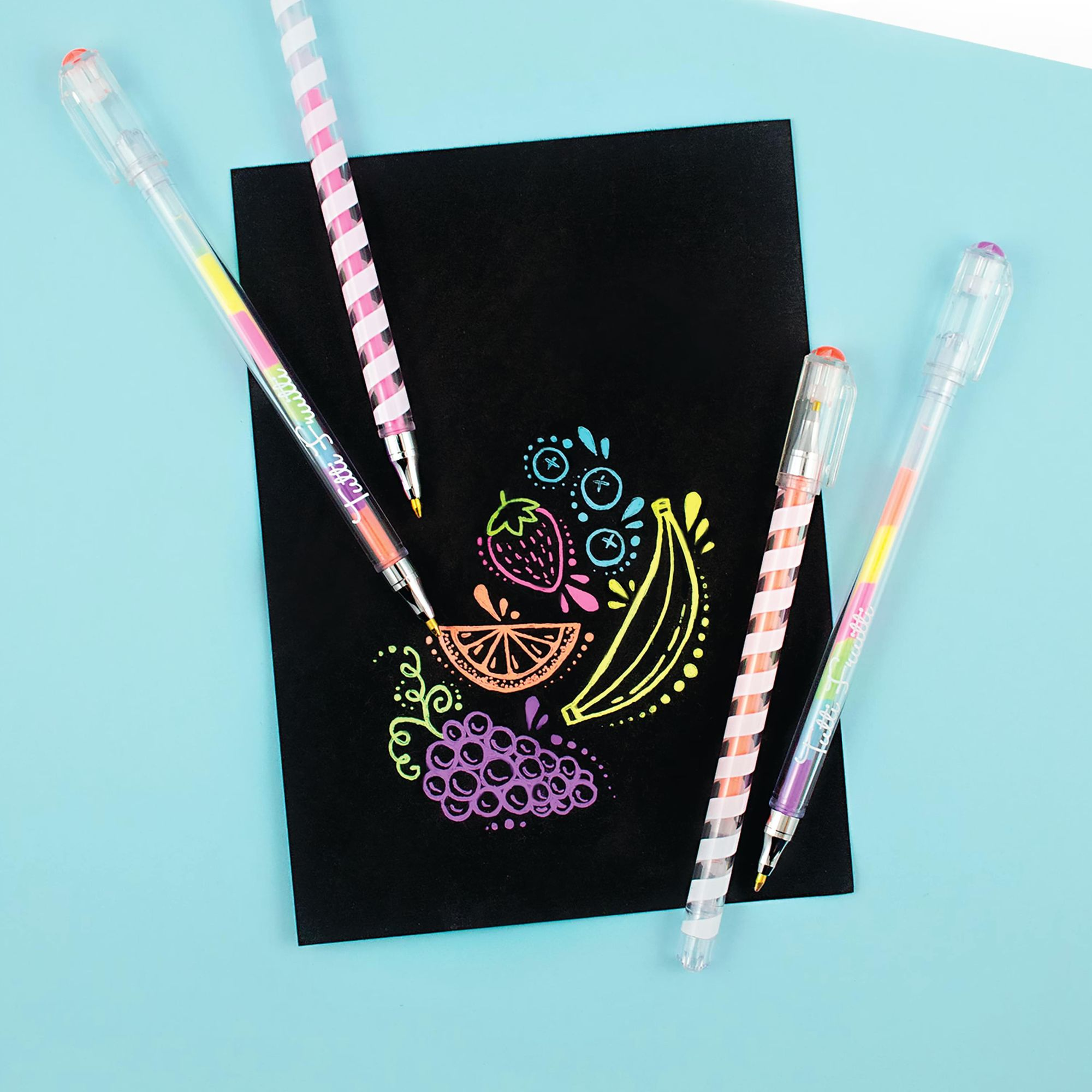 Tutti Fruitti Scented Gel Pens - Set of 6 - Image 2