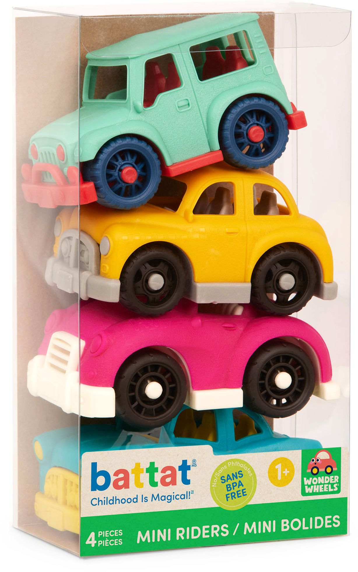 Mini Riders 2 (Set of 4) Miniature Toy Vehicles - Image 2