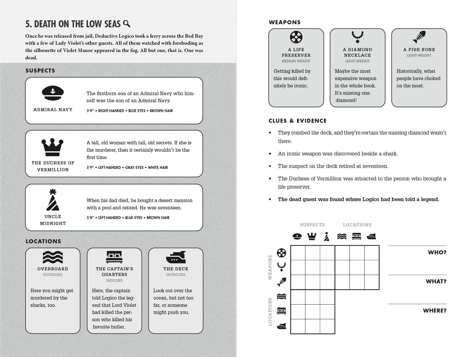 Murdle: Volume 2: 100 Elementary to Impossible Mysteries to Solve Using Logic. Skill. and the Power of Deduction - Image 6