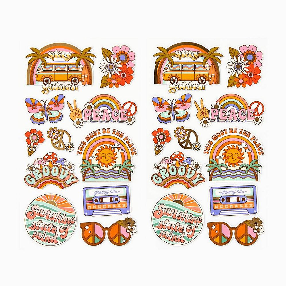 Groovy Vibes Stickers - Image 3