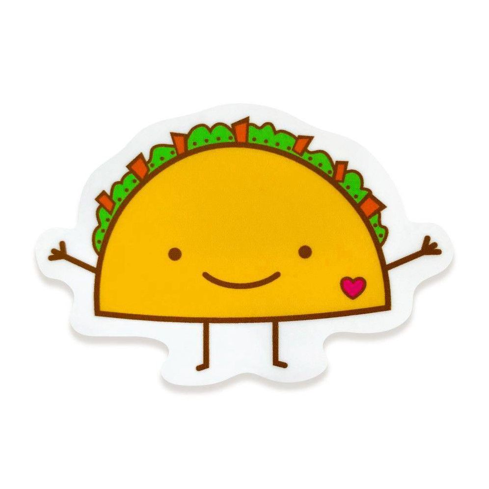 Taco Sticker Birthday Card - Image 2