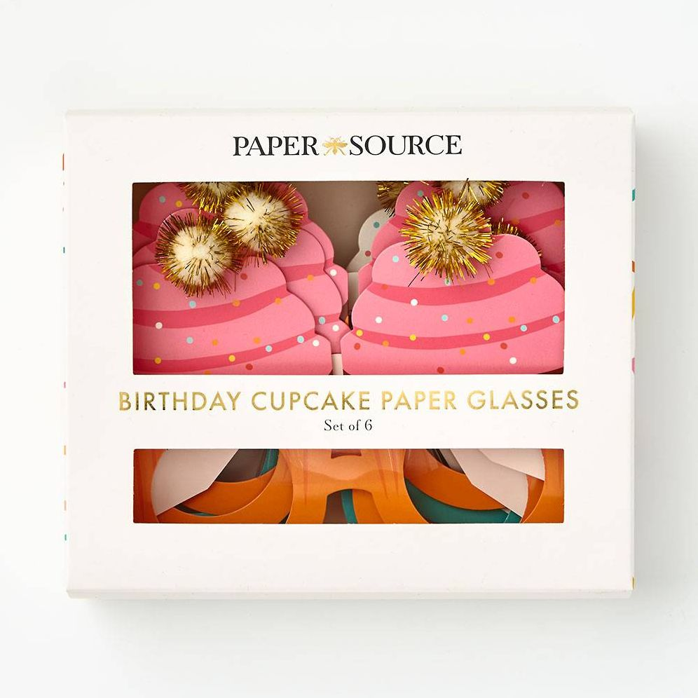 Birthday Cupcake Paper Glasses - Image 2