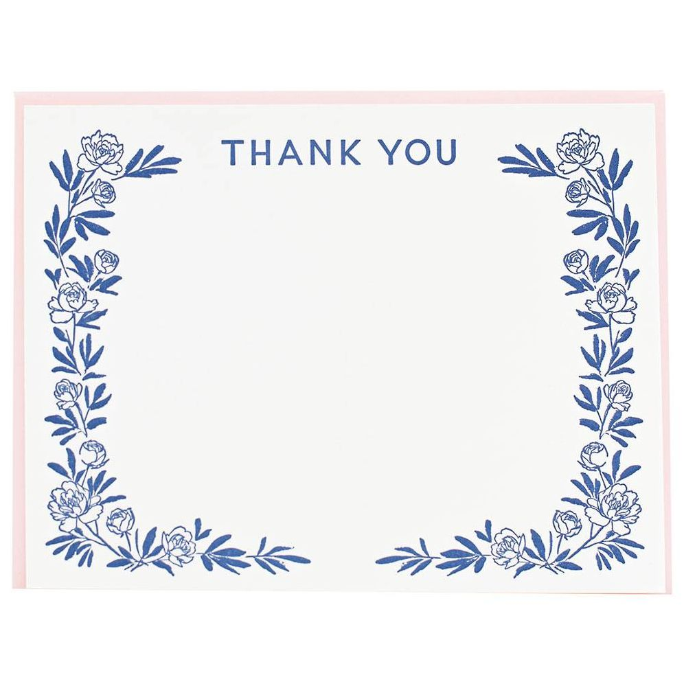 Peony Thank You Card set - Image 2