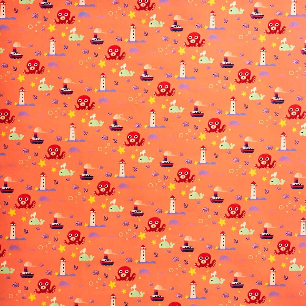 Sea Creatures Flat Wrap - Image 2