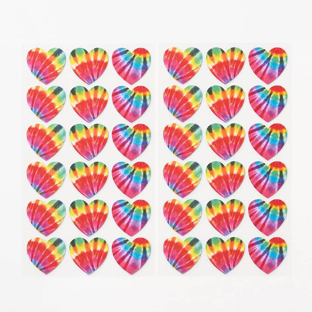 Tie Dye Heart Stickers - Image 3