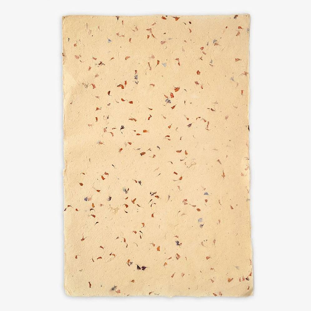 Pressed Flowers Handmade Paper - Image 2