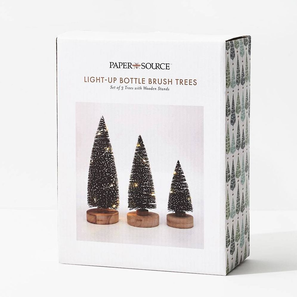 Bottle Brush Trees With Lights - Image 2