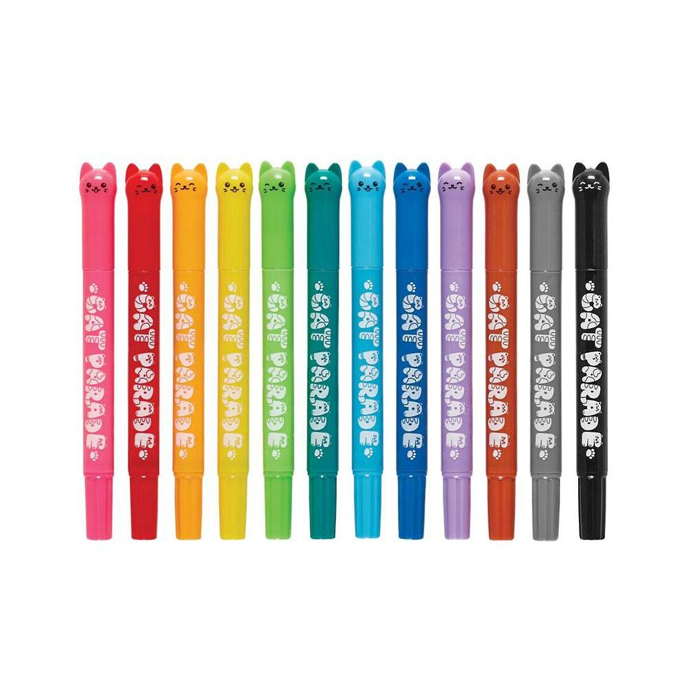 Cat Parade Gel Crayons - Set of 12 - Image 8