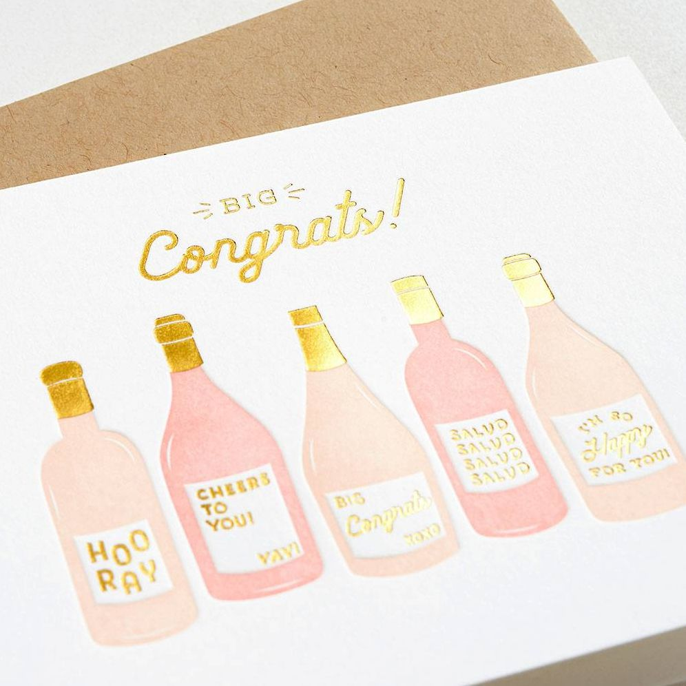 Big Congrats Bottles Card - Image 2