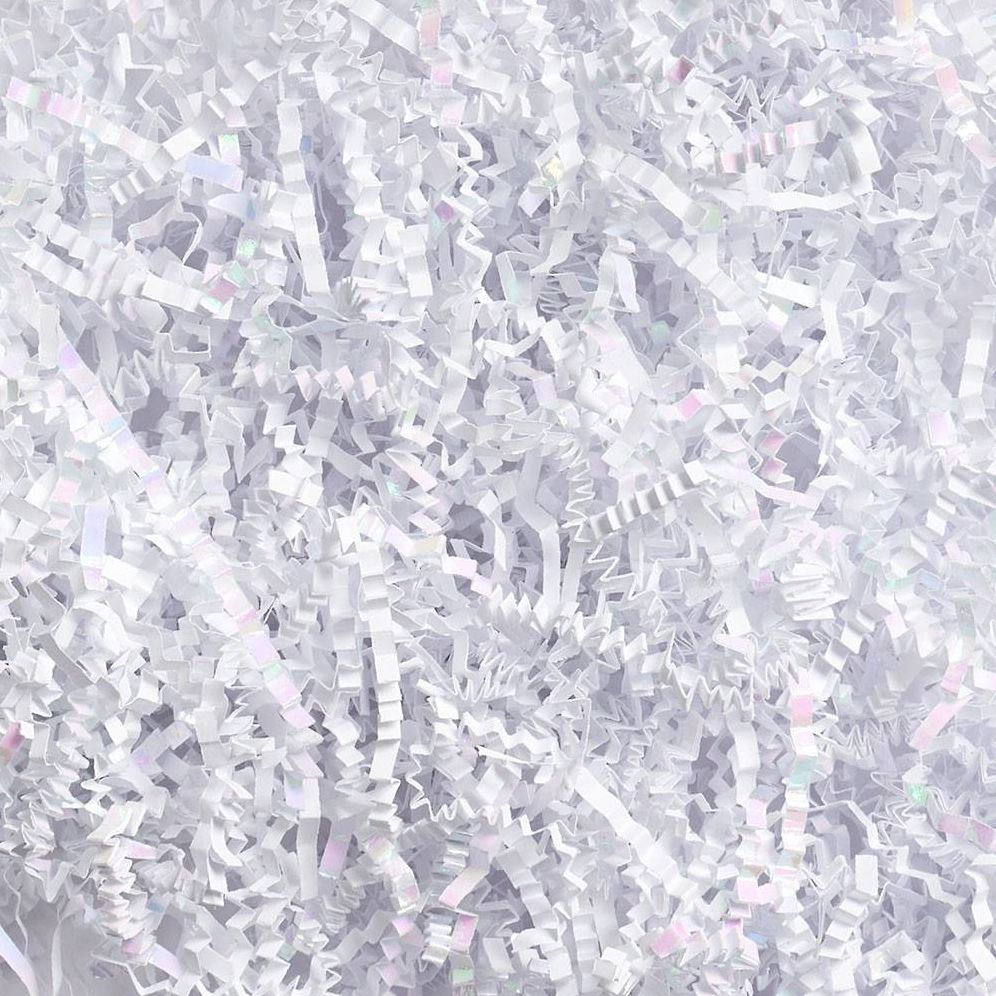 White Iridescent Shredded Paper - Image 2