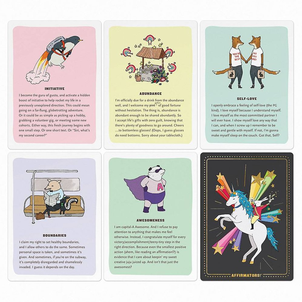 Affirmators! Deluxe Deck: 100 Affirmation Cards - Image 2