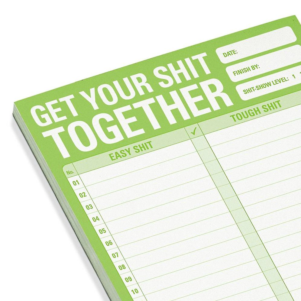 Get Your Shit Together Knock Knock Pad - Image 4