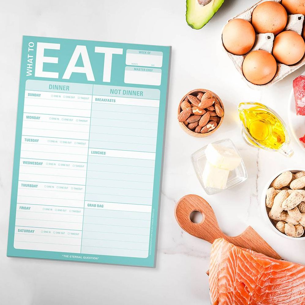 What to Eat Knock Knock Pad with Magnet (Mint Green) - Image 4