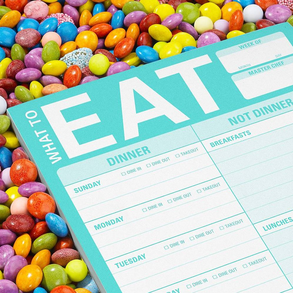 What to Eat Knock Knock Pad with Magnet (Mint Green) - Image 6