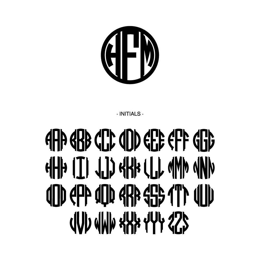 Blonde Tortoise Laser Cut Monogram Coasters - Image 2