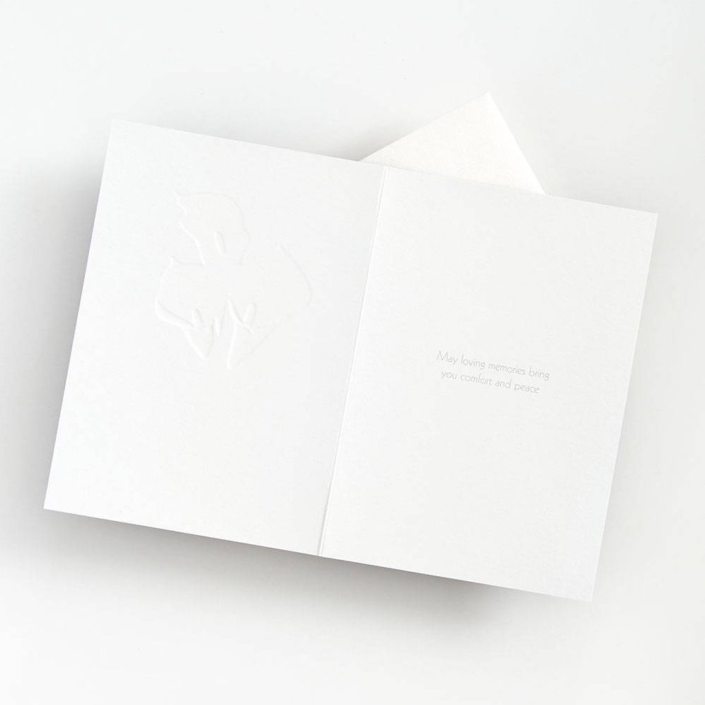 Lillies Sympathy Card - Image 2
