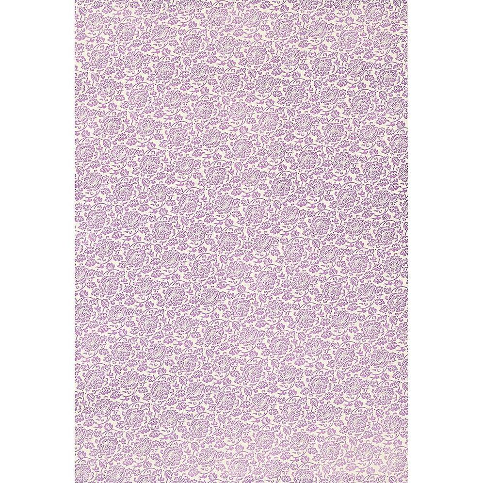 Debossed Purple Flower Fine Paper - Image 2