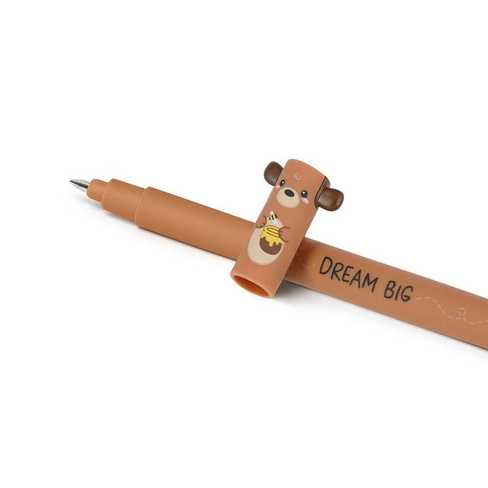 Teddy Bear Erasable Gel Pen - Red Ink - Image 5