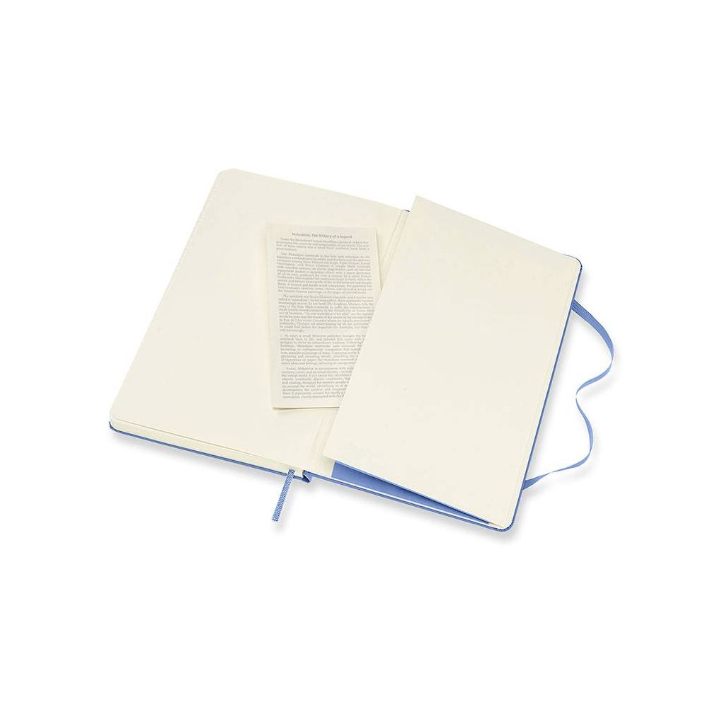 Moleskine Classic Notebook. Large. Ruled. Hydrangea Blue. Hard Cover (5 X 8.25) - Image 2