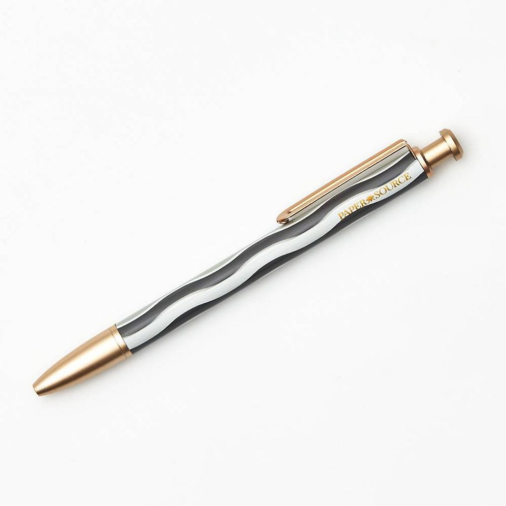 PS Collection Gray Wavy Ballpoint Pen S/2 - Image 4