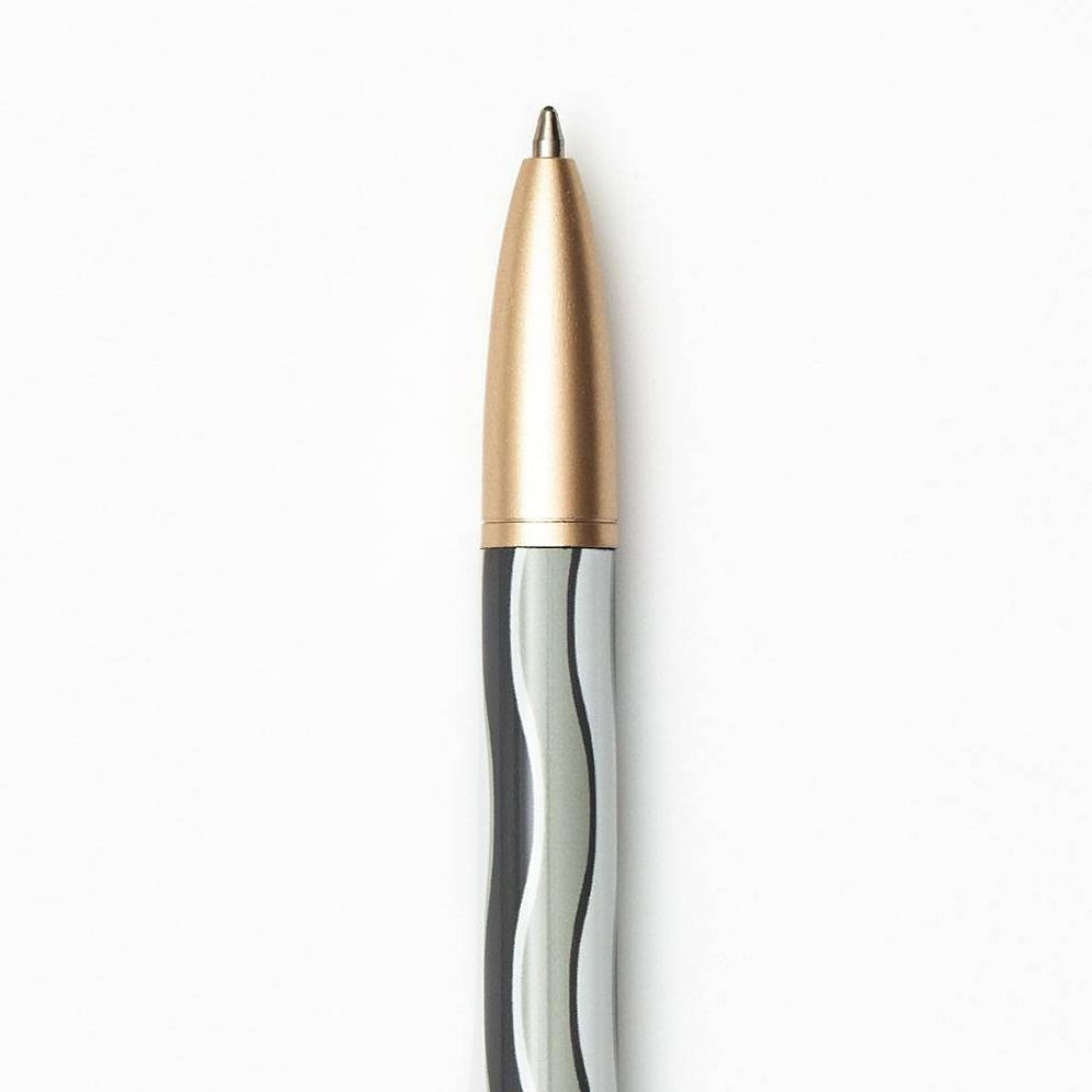 PS Collection Gray Wavy Ballpoint Pen S/2 - Image 3