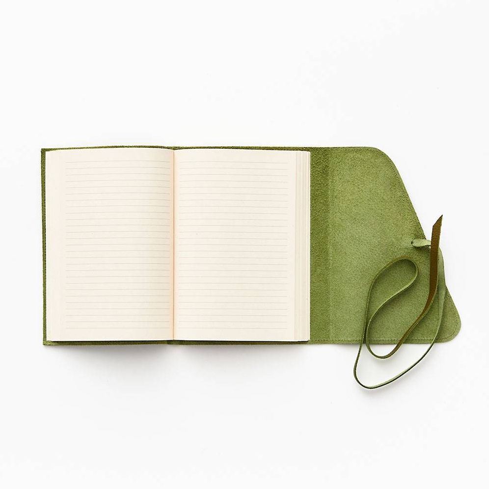 Dark Green Genuine Leather Journal - Image 3