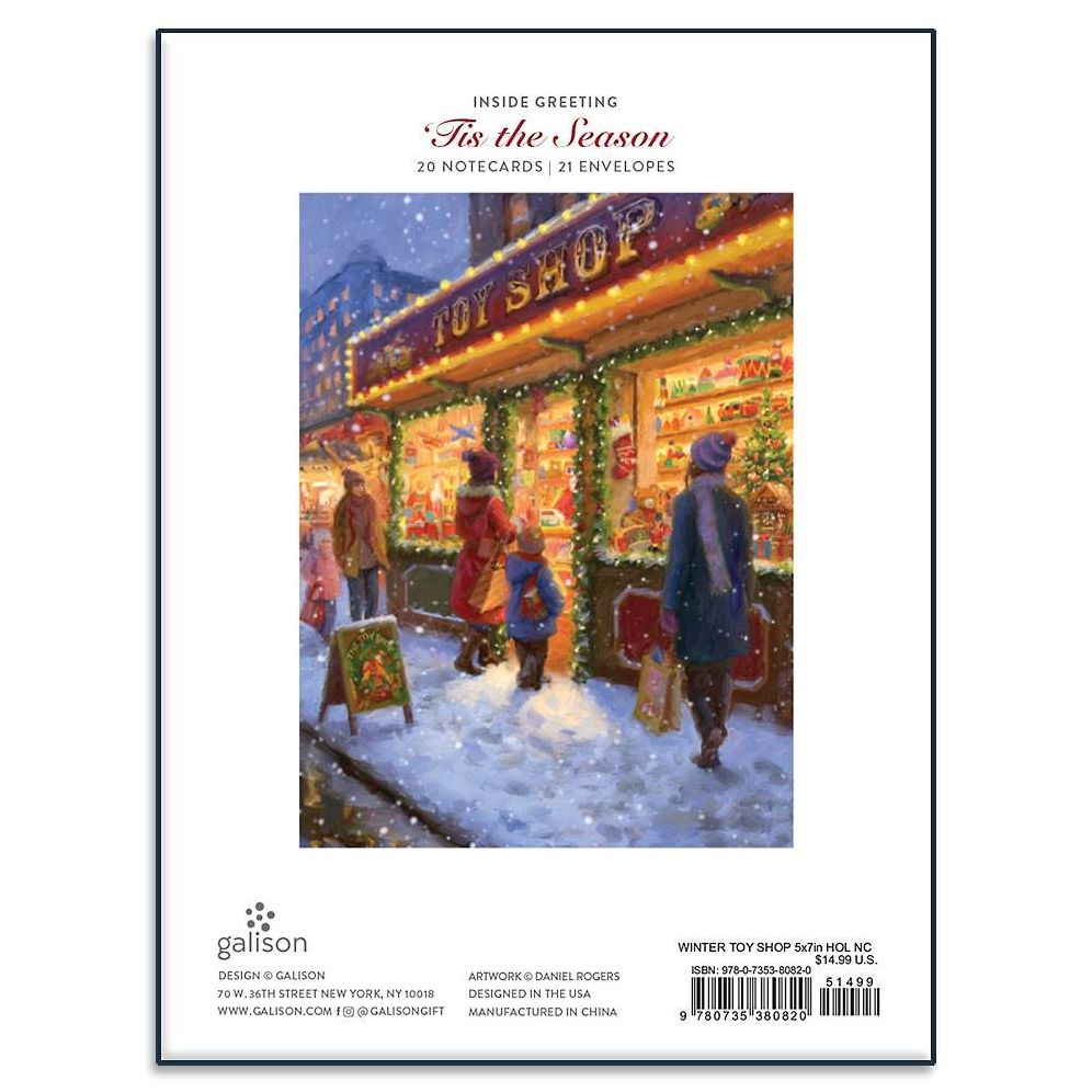 Winter Toy Shop Holiday Card Set - Image 3