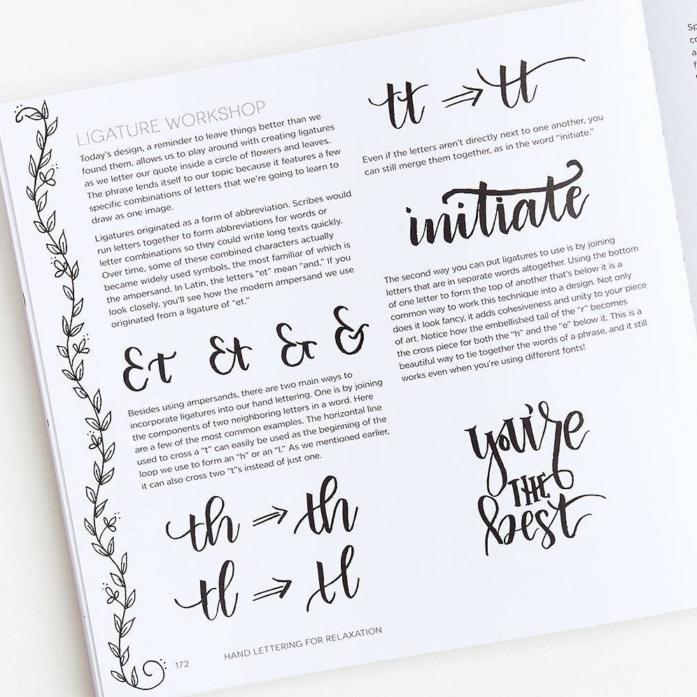 Hand Lettering for Relaxation: An Inspirational Workbook for Creating Beautiful Lettered Art - Image 3