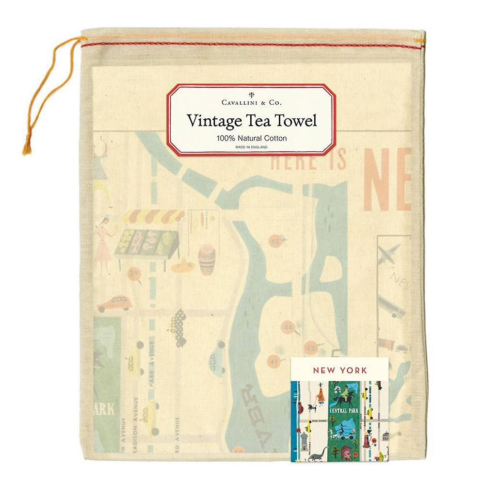 New York Map Tea Towel - Image 4