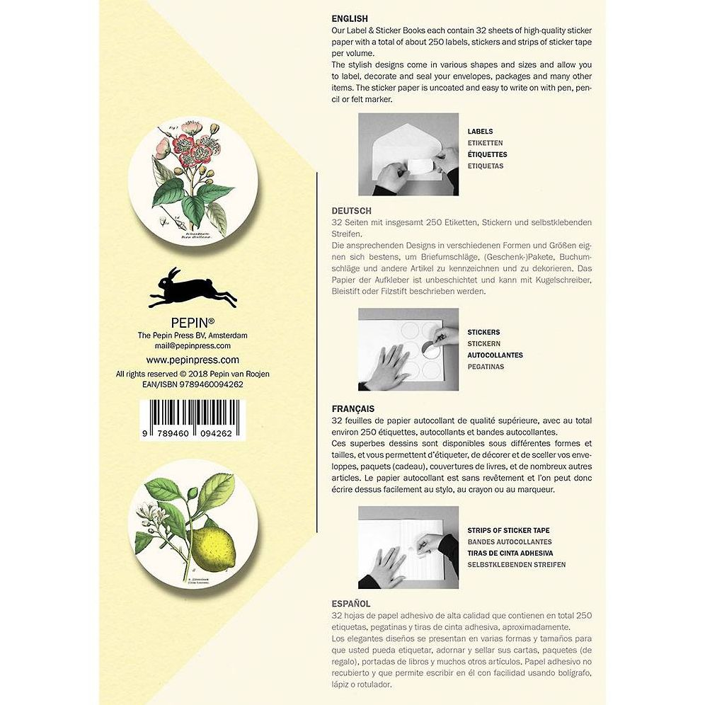 Flora Label. Sticker & Tape Book - Image 9