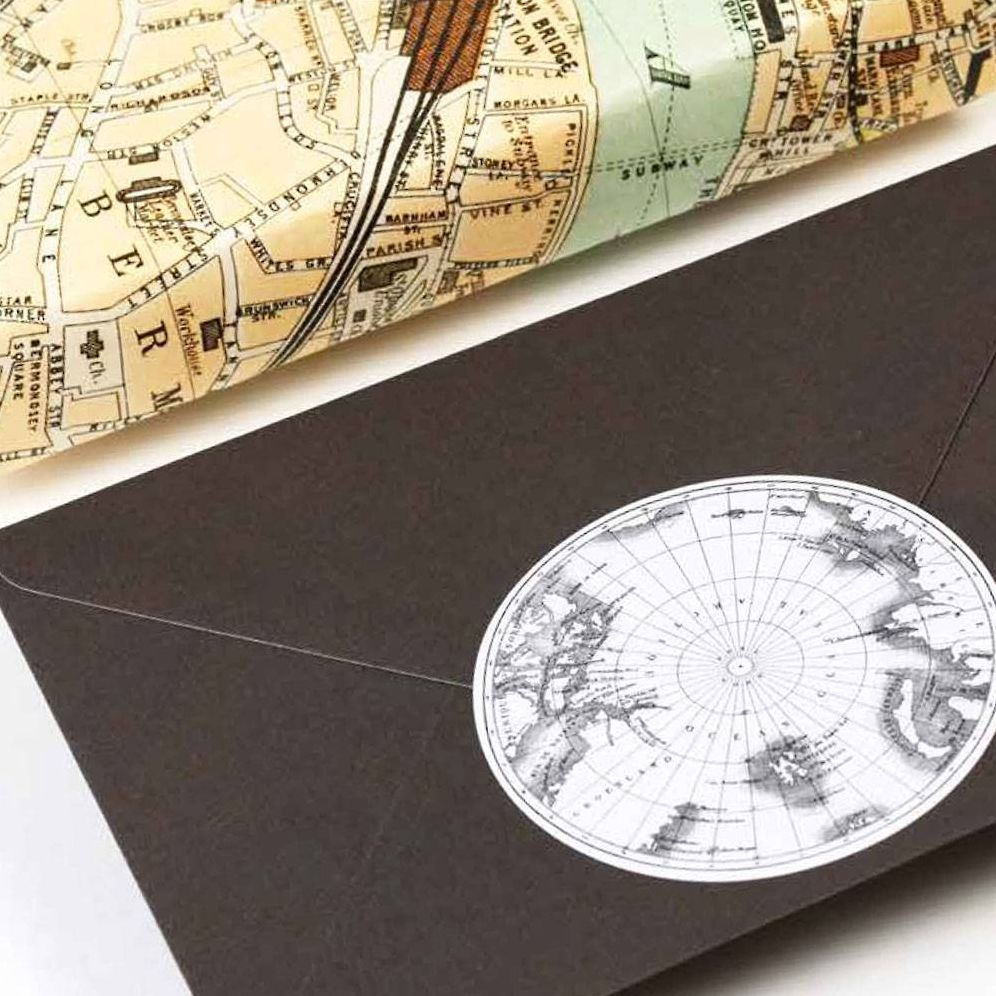Historical Maps Label. Sticker & Tape Book - Image 8