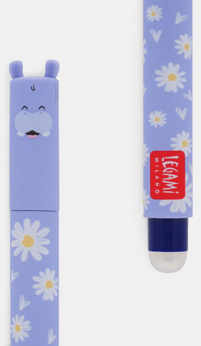 Hippo Erasable Gel Pen - Blue Ink - Image 2