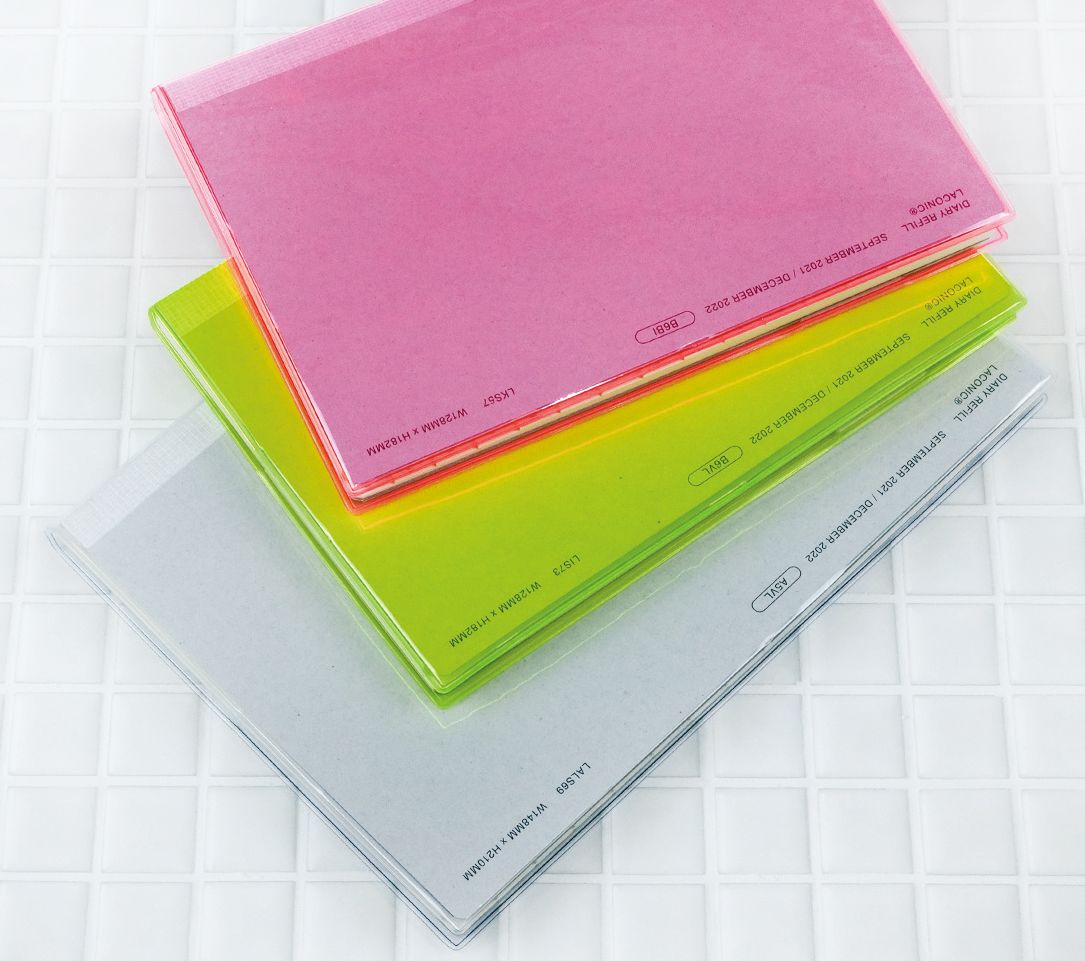 Laconic A5 Pink Translucent Journal Cover - Image 2