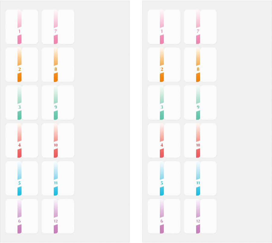 Midori Index Labels: Chiratto Colors - Image 2